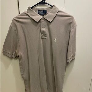 Ralph Lauren Men's Polo Shirt - Light gray used size Large